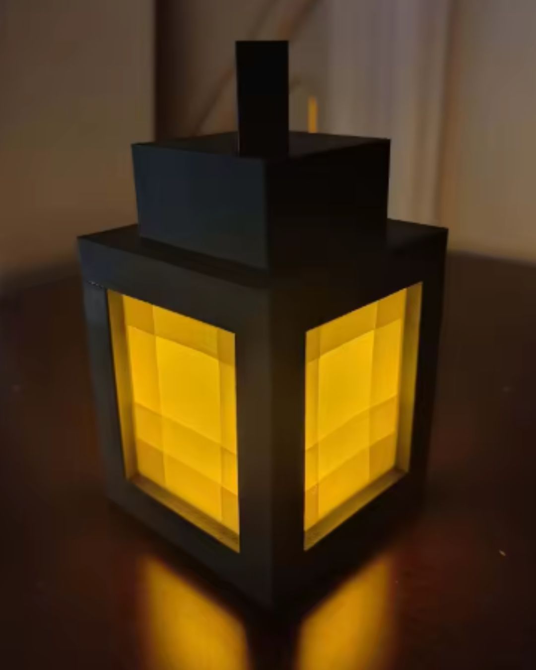 Lampara Cubo Colgable